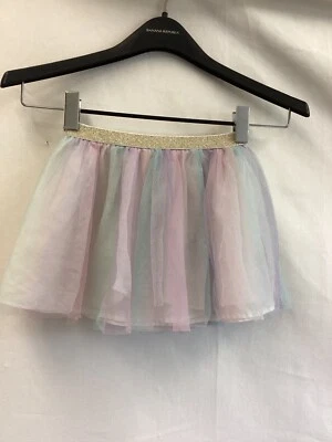 Cynthia Rowley Glitter Tulle pull on Skirt Pink Blue toddler girls size S 5-6 - Image 1 of 4