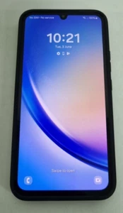 Samsung Galaxy A34 5G Smartphone Black, 128GB, 8GB RAM, Unlocked - Afbeelding 1 van 12