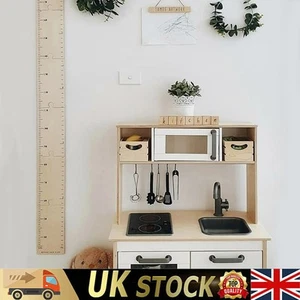 Wooden Height Ruler for Kids Children's Room Decor Measuring Ruler Height Chart - Picture 1 of 12