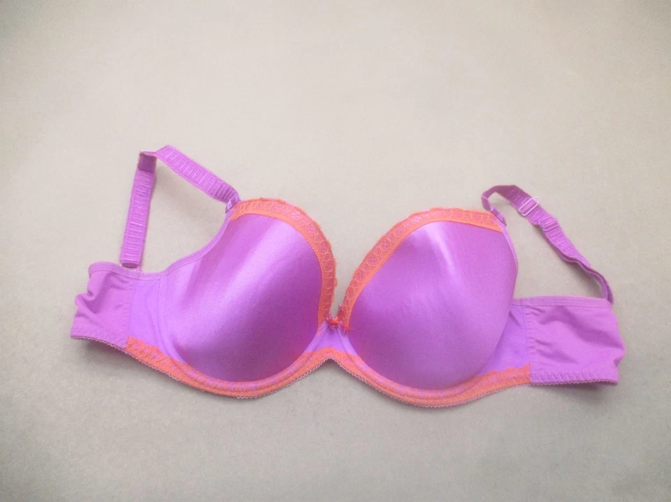 34H Freya женщин фиолетовый с подкладкой на косточках назад застежки Demi бюстгальтер 11A - Изображение 1 из 4