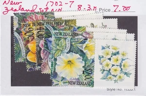 New Zealand Scott 1702-1707 MNH 2001 Flowers Set with Labels $6.90 Face - Picture 1 of 1