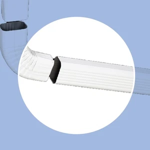 Amerimax 27075 Refurbished Aluminum White Downspout Extension 2 x 3 x 15 in. - Picture 1 of 1