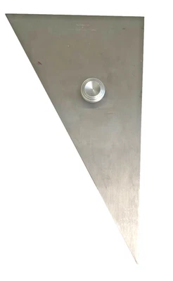 Vintage Theo Alteneder & Sons 12" Drafting Triangle and Homemade 12" Drafting Tr - Image 1 of 4