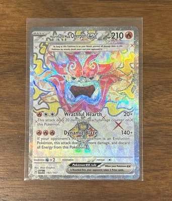Hearthflame Mask Ogerpon ex - 192/167 Twilight Masquerade (Pokémon ) Ultra Rare - Image 1 of 2