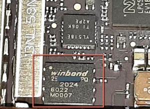 Bios do Microsoft Surface Pro 7 1866 Nowy chip typ WSON-8, JALAMA_ICL_MB - Zdjęcie 1 z 4