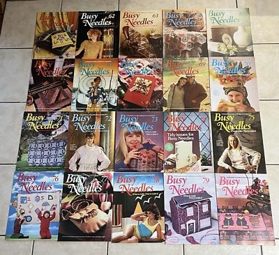 20 x Vintage 1980’s Busy Needles Magazines (Consecutive Issues From 61-80) - Image 1 of 4