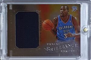 2012 Panini Brilliance Kevin Durant #PATCH Game Worn Yellow Jersey - Rare