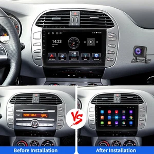 9" Autoradio Für Fiat Bravo II 2007-2012 Android13 Carplay 32G GPS Nav BT FM Kam - Bild 1 von 12