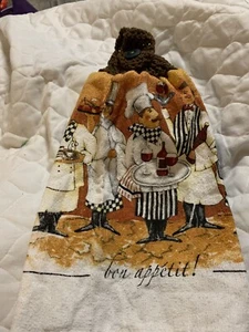 Toalla de cocina colgante de crochet Fat Chef de Laura - Imagen 1 de 1