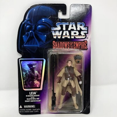Figura de acción Star Wars Sombras del Imperio Leia Boushh Disguise de colección 1996 Foto 1 de 4