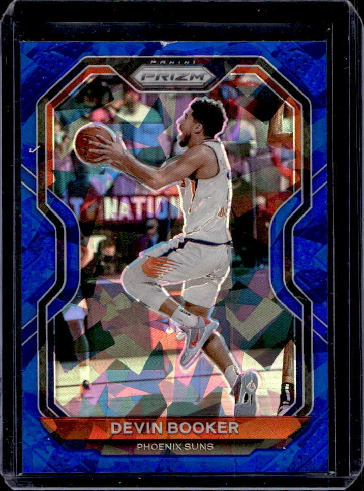 2020-21 Prizm Devin Booker Blue Ice Prizm #/125 Suns