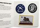 Fallout Loot Crate Exclusive Factions California Minutemen Raider Patch Set 2018