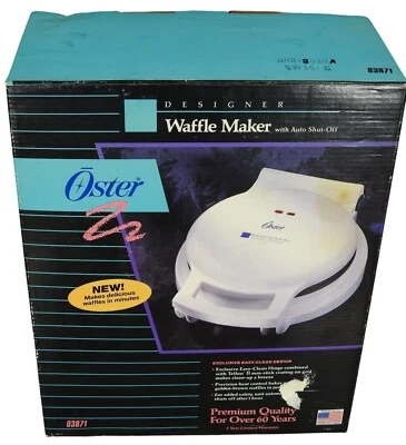 Gofrera redonda Oster Designer vintage modelo 03871 con caja Foto 1 de 4