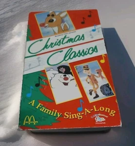 Vintage Christmas Classics McDonalds VHS Family Sing-A-Long Video Rare - Picture 1 of 3