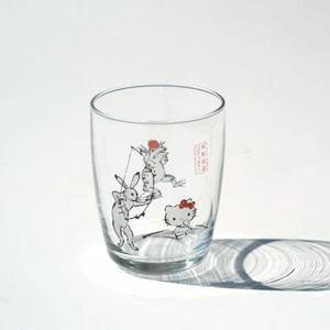 Vidrio Sanrio Hello Kitty x Choju Jinbutsu Giga Tachikichi - Juego con arco - Imagen 1 de 4