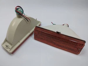 FOR 1980-88 ISUZU BEDFORD KB PICKUP LUV RODEO BUMPER TURN SIGNAL LIGHTS PAIR -A8 - Picture 1 of 13