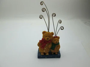 Teddy Bear Winter Chrismas Metal Prongs - Picture 1 of 10