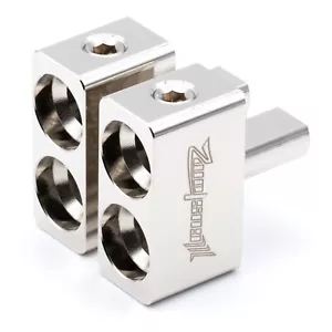 Pair of ILL Customz Taramps Dual 1/0 Gauge to 1/0 AWG Amplifier Inputs - Picture 1 of 3