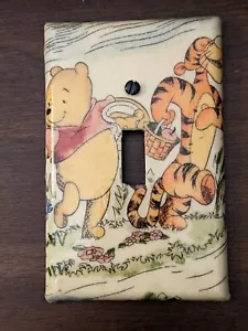 Classic Winnie The Pooh Disney Toggle Switches Outlets GFI Rocker Cable Doubles - Picture 1 of 31
