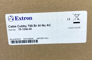 Extron Cable Cubby 700 Brushed Aluminum No AC 70-1046-08 - Picture 1 of 4