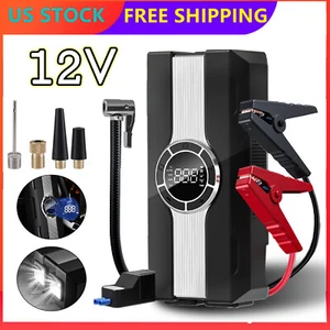 Car Jump Starter w/ Air Compressor 8000mAh Portable Car Battery Charger Booster - Picture 1 of 10