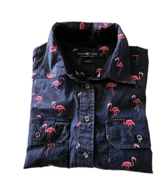 Camisa feminina Ringers Western caimento solto manga longa meio botão tamanho 12 - Imagem 1 de 4