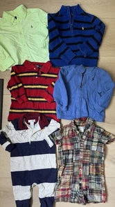 Polo Ralph Lauren Boys Lot Of 8 Size 6M-4T Shirts Shorts Romper - Picture 1 of 13