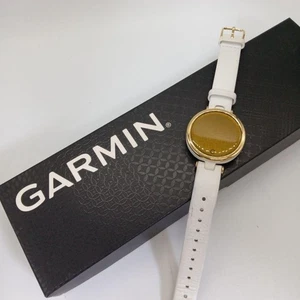GARMIN Lily Classic cuir blanc crème doré avec boite - Photo 1 sur 15