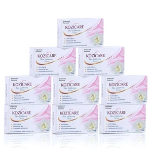 9 X Kozicare Kojic Acid & Glutathione Soap 75g | Tan Removal & Dark Spot Remover - Picture 1 of 6