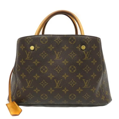 Louis Vuitton Montaigne MM M41056 монограмма 2WAY сумка коричневый с замком ключей #KN785 - Изображение 1 из 4