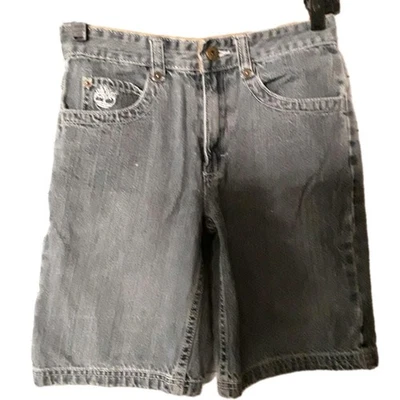 Timberland Demim Jean Shorts Boys Size 8 Blue Med Wash  - Image 1 of 4