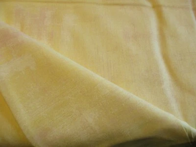 Nueva tela de algodón Moda Grunge limón hierba color amarillo #92 de 1 yarda Foto 1 de 3