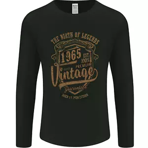 Birth of Legends 60th Birthday 1965 Mens Long Sleeve T-Shirt - Picture 1 of 3