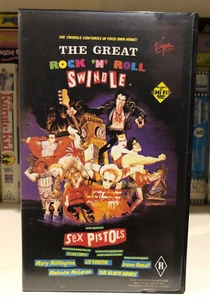 THE GREAT ROCK AND ROLL SWINDLE - SEX PISTOLS - 1982 VHS - Picture 1 of 5