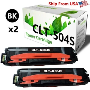 2-Pack CLT-504S 504S Black Toner Cartridge Fit For CLP-470 CLX-4195N - Picture 1 of 2