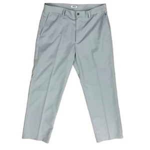 Izod Golf Pants Men’s Gray Flat Front Pockets Sz 36x32 - Picture 1 of 12