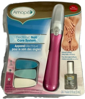 SISTEMA ELECTRÓNICO PERFECTO PARA EL CUIDADO DE UÑAS AMOPE PEDI CON ACEITE DE UÑAS SELLADO Foto 1 de 2