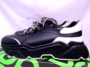 DOLCE & GABBANA BASSA VITELLO NAPPATO CALFSKIN NAPPA DAYMASTER SNEAKERS SIZE 12 - Picture 1 of 21