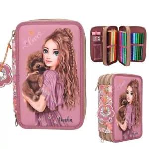 Depesche Top Model 3 Fach Federtasche Floral - Bild 1 von 7
