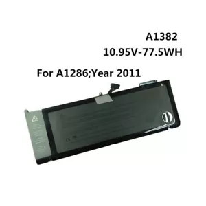 Battery For Apple MacBook Pro 15" Unibody A1286 2011-2012 Battery A1382 - Picture 1 of 1