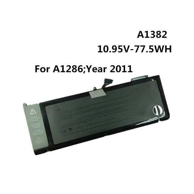 Battery For Apple MacBook Pro 15" Unibody A1286 2011-2012 Battery A1382 - Image 1 of 1