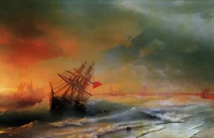 " Storm,  1861 "     Canvas Wall Art Picture Print - Picture 1 of 10