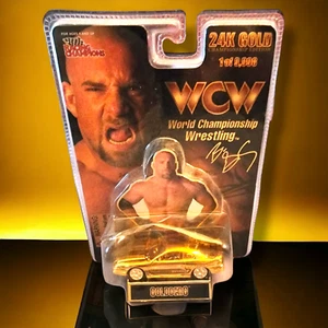 Racing Champions 1998 WCW GOLDBERG 24K GOLD PLATED  Die Cast 1:64 Car 1 OF 9,998 - Picture 1 of 3