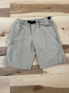 PATAGONIA Boys Cargo Shorts Tan Outdoor Hiking Bottoms with belt Size Large (12) - Picture 1 of 7