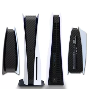 PS5 Disk Center Panel Middle Skin Aufkleber Vinyl Schwarz Carbon Fiber Wrap - Bild 1 von 1