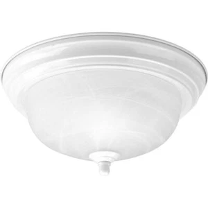 Progress Lighting P3925-30 Alabaster Flush Mount Textured White - NEW - Picture 1 of 2