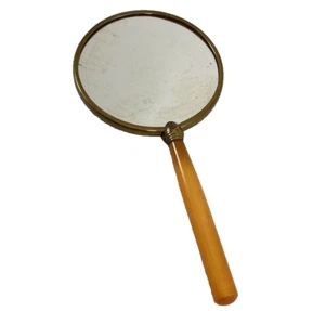 Bakelite Handled Hand Mirror - Picture 1 of 10