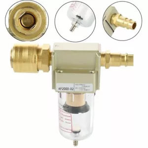 Druckluftfilter Wasserabscheider Ölabscheider INKLUSIVE 1/4" Schnellkupplung DE - Bild 1 von 9