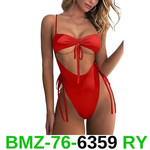 Mulisky Women's Swimwear for Women Beachwear Swimsuit Summer, Red, M - Picture 1 of 4
