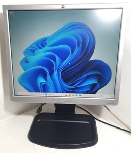 HP 19" L1940T Monitor vga dvi 4:3 Hub usb LCD per pc computer ruotabile 90° #02 - Foto 1 di 11
